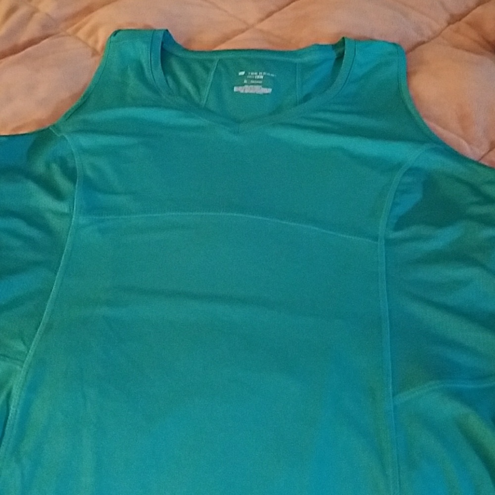 Green tank top